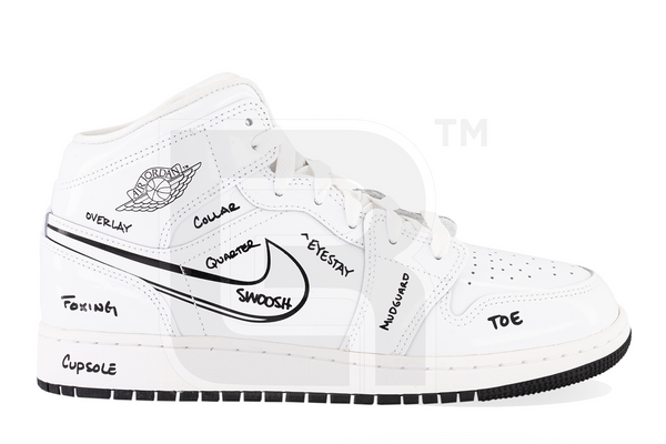 Jordan 1 Mid "Schematic"