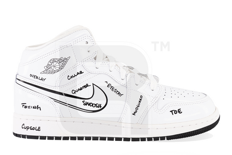 Jordan 1 Mid "Schematic"